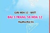 Giải bài 3 trang 58 Hóa 12 Kết nối tri thức SGK